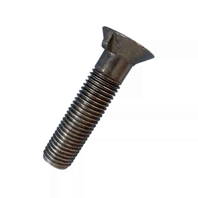 40 ° Counterunk Head Pflugschrauben mit schwerer Schlüssel