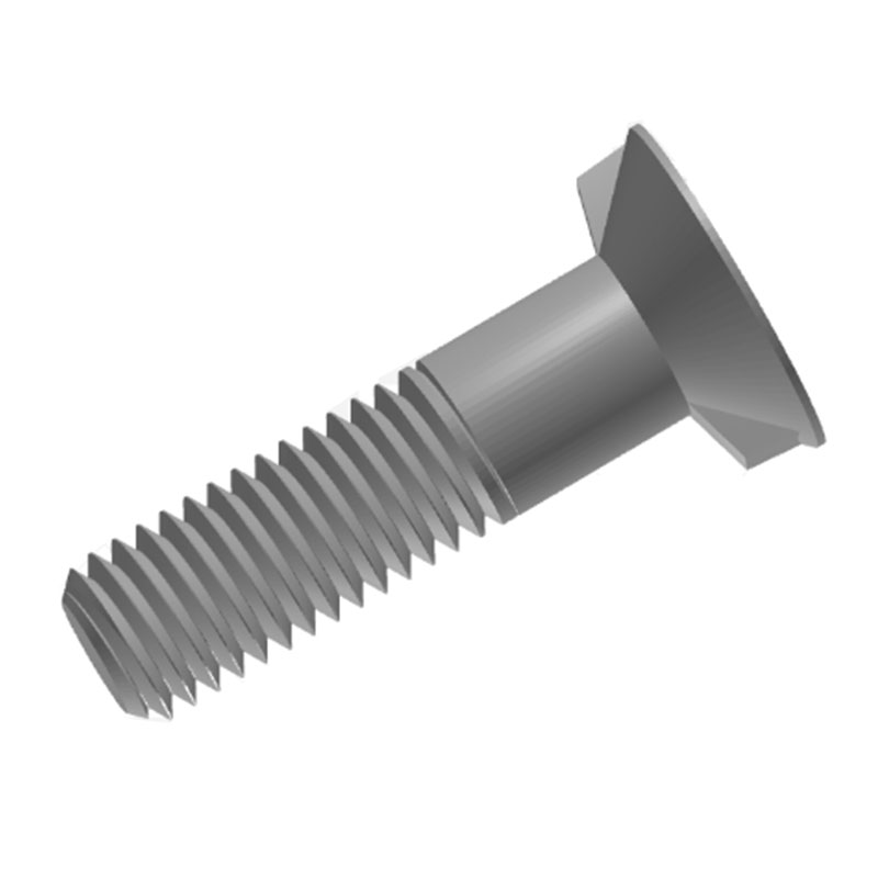 Counterunk -Kopfschrauben mit doppelten Nibs