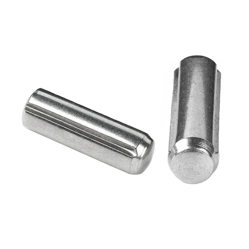 Rilled Pin in voller Länge parallel gerillt mit Pilot