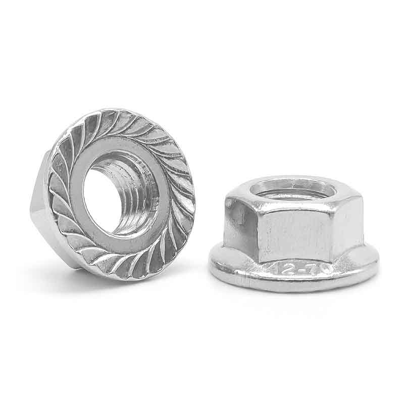 Sechskant-Flanschmuttern für Industriegebäude