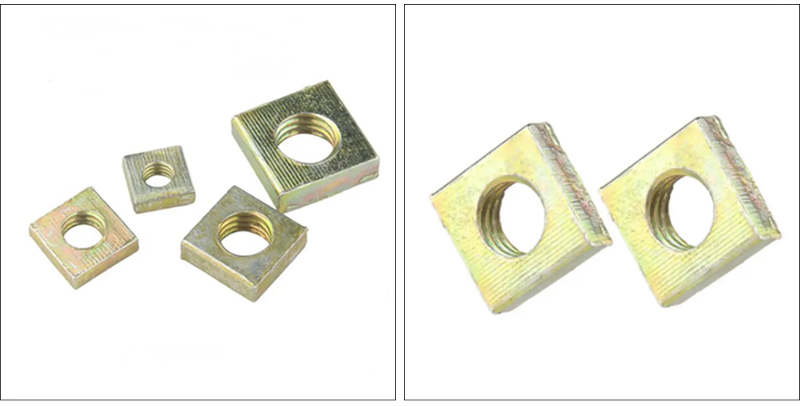 Zinc Plated Square Thin Nuts