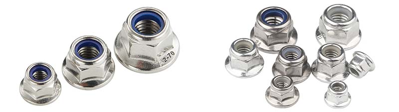 Nylon insert hexagon flange lock nut