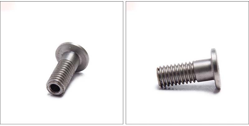 Flat head bolts
