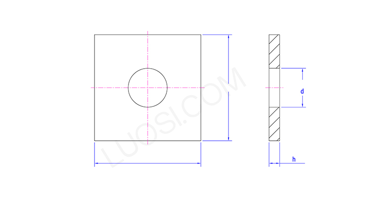 Industrial Grade Square Washer