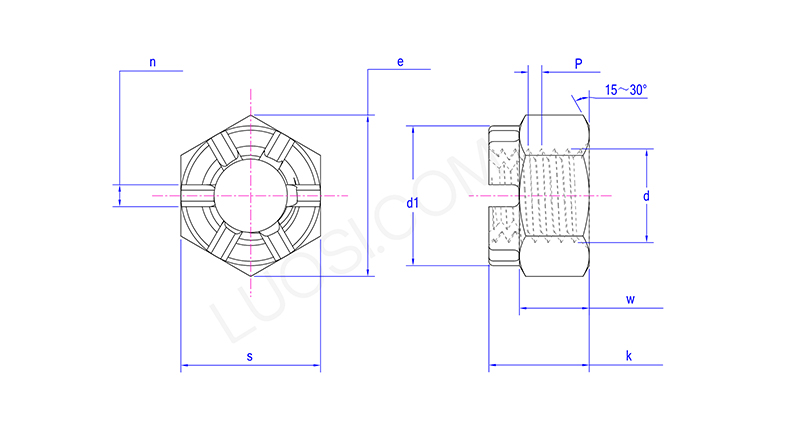 Corrosion Conquering Crown Nut With Slot