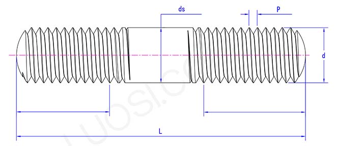 Type 2 double end stud 