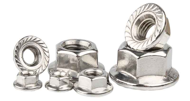 Cold Bent Hexagon Nut With Flange Cold Bent Hexagon Nut With Flange
