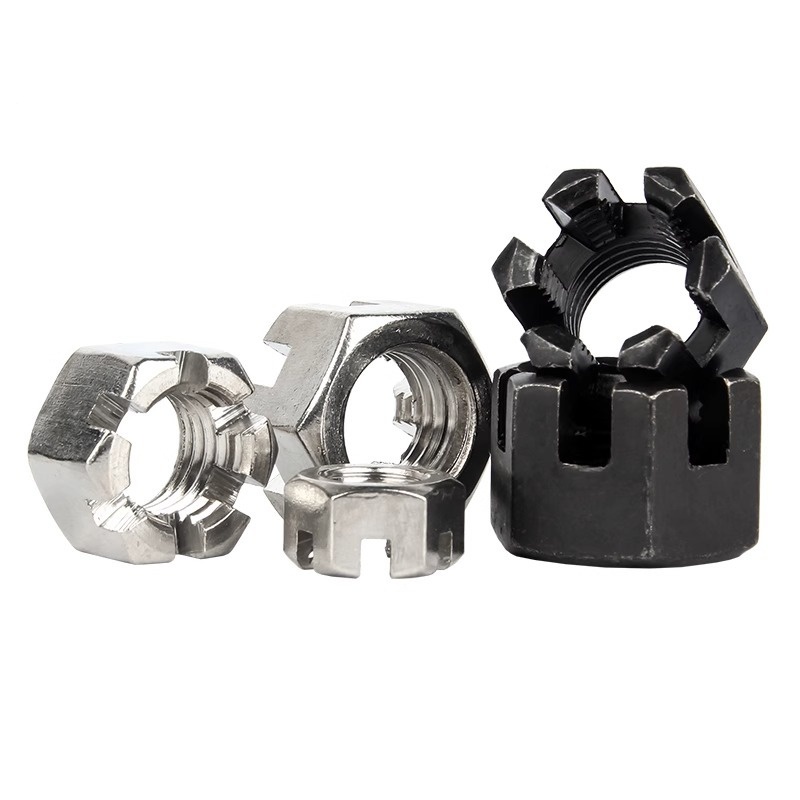 Hexagon Slotted Castle Nut