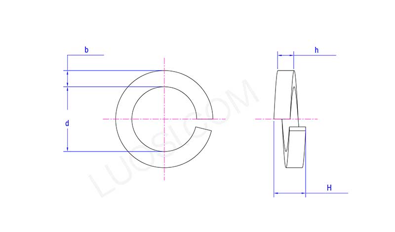 Split Ring Lock Washer