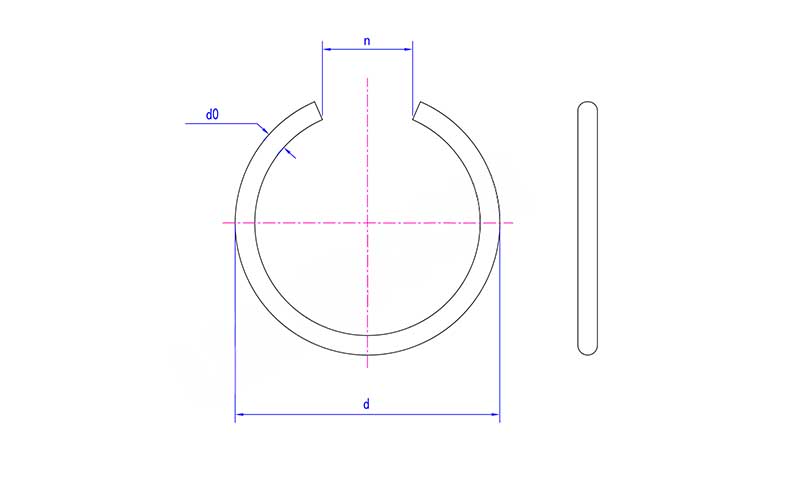 DIN 7993 Internal Snap Rings