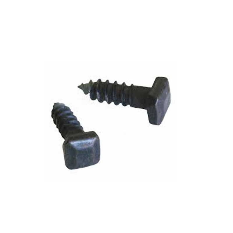 Robuste Zugschrauben mit Vierkantkopf und schwarzem Oxid-Finish
