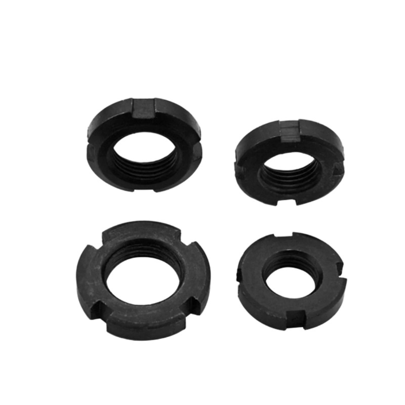 Rüttelfeste Schlitz-Sicherungsrundmutter