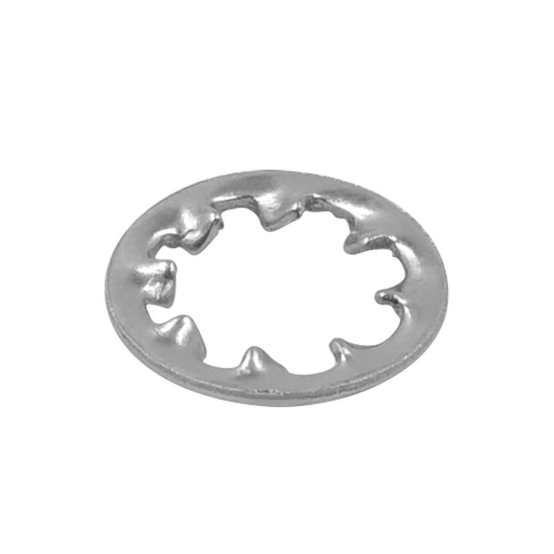 Federverriegelungswaschmaschine mit inneren Zähnen