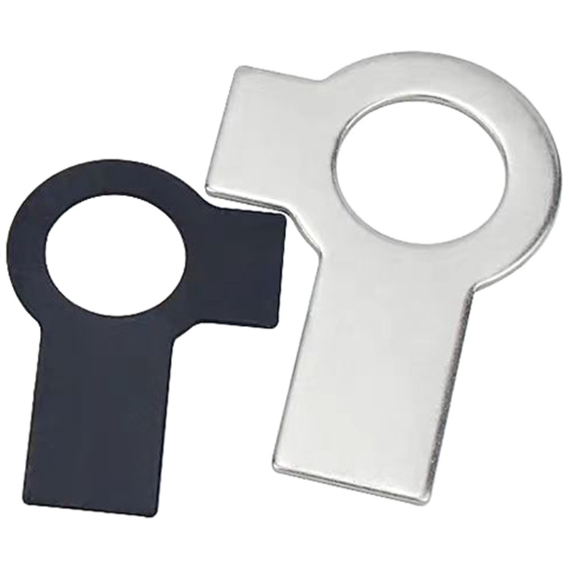 Sicherungsscheiben mit langer und kurzer Lasche