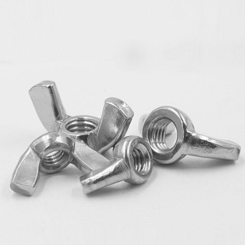 Flügelmutter mit abgerundeten Flügeln